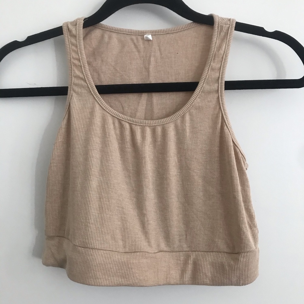 Lounge set crop top and bottom stretch cotton M